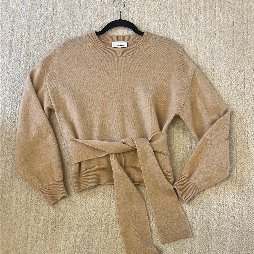 & other stories wool belted sweater
